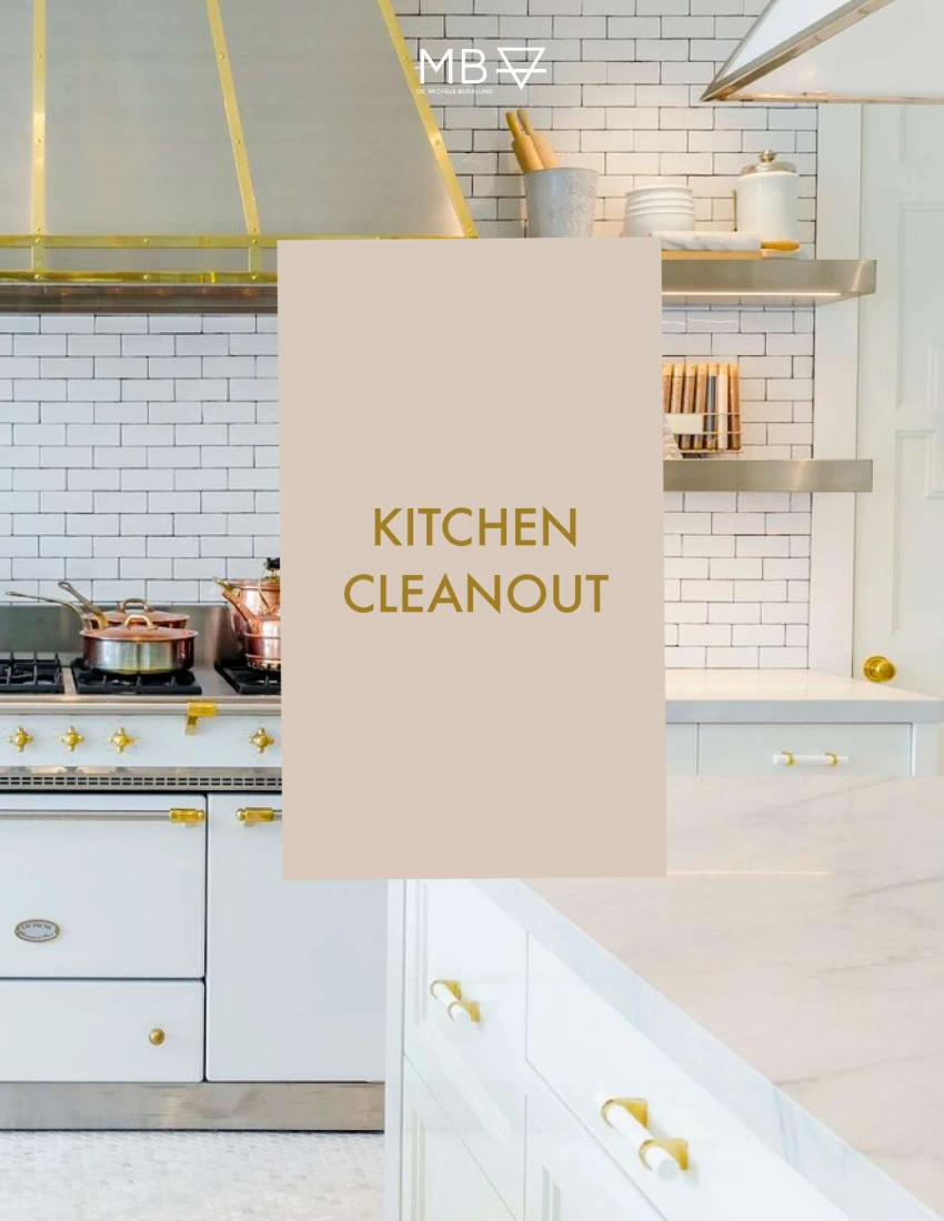 Kitchen Cleanout — preview of the course guide